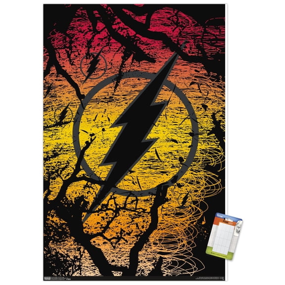 DC Comics - The Flash - Logo Wall Poster, 14.725" x 22.375"