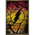 thumbnail image 1 of DC Comics - The Flash - Logo Wall Poster, 22.375" x 34", Framed, 1 of 6