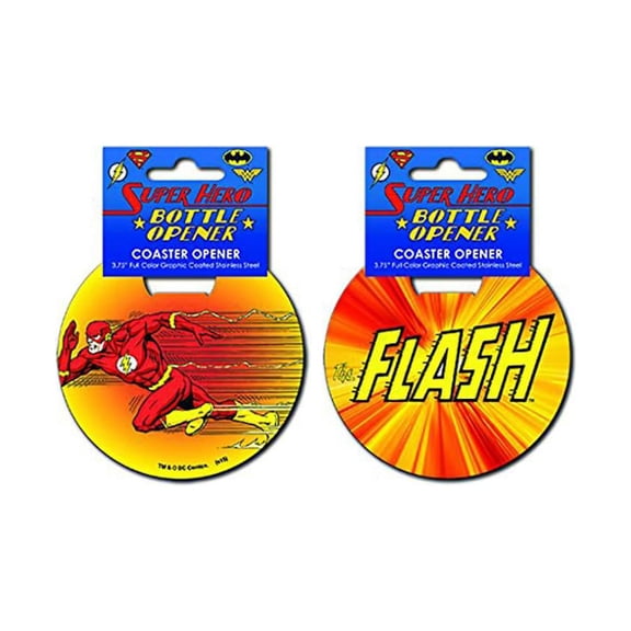 DC Comics The Flash Super Speed Coaster Bottle Opener