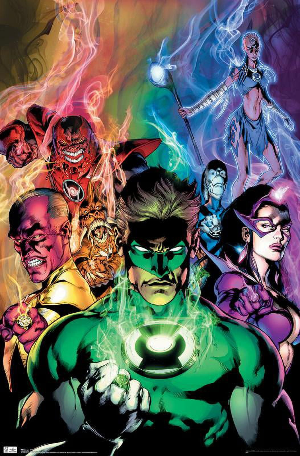 DC Comics The Green Lantern Blackest Night Wall Poster 22 375 X dc-comics-the-green-lantern-blackest-night-wall-poster-22-375-x