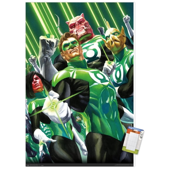 DC Comics - The Green Lantern Corps - Portrait Wall Poster, 22.375" x 34"
