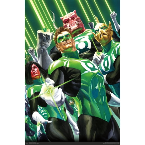 DC Comics - The Green Lantern Corps - Portrait Wall Poster, 22.375" x 34"