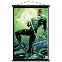 DC Comics - The Green Lantern - Hal Ring Wall Poster with Wooden Magnetic Frame, 22.375" x 34"