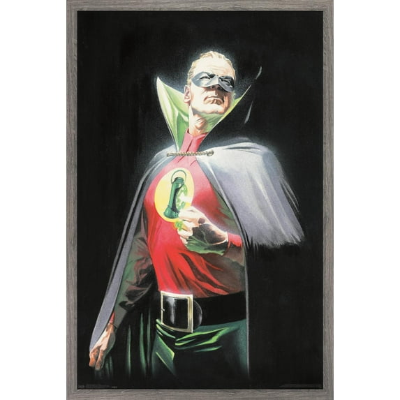 DC Comics - The Green Lantern - Portrait Wall Poster, 14.725" x 22.375", Framed