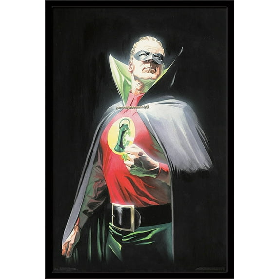 DC Comics - The Green Lantern - Portrait Wall Poster, 22.375" x 34", Framed