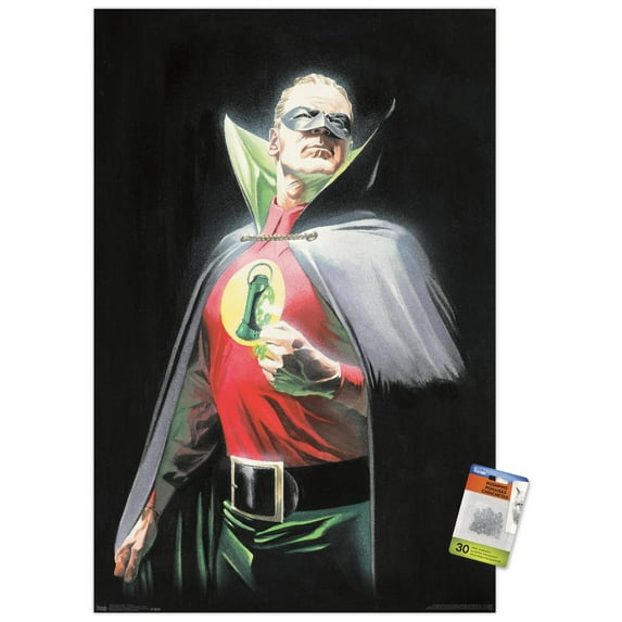 DC Comics - The Green Lantern - Portrait Wall Poster with Push Pins, 22.375" x 34"