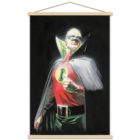 DC Comics - The Green Lantern - Portrait Wall Poster with Wooden Magnetic Frame, 22.375" x 34"