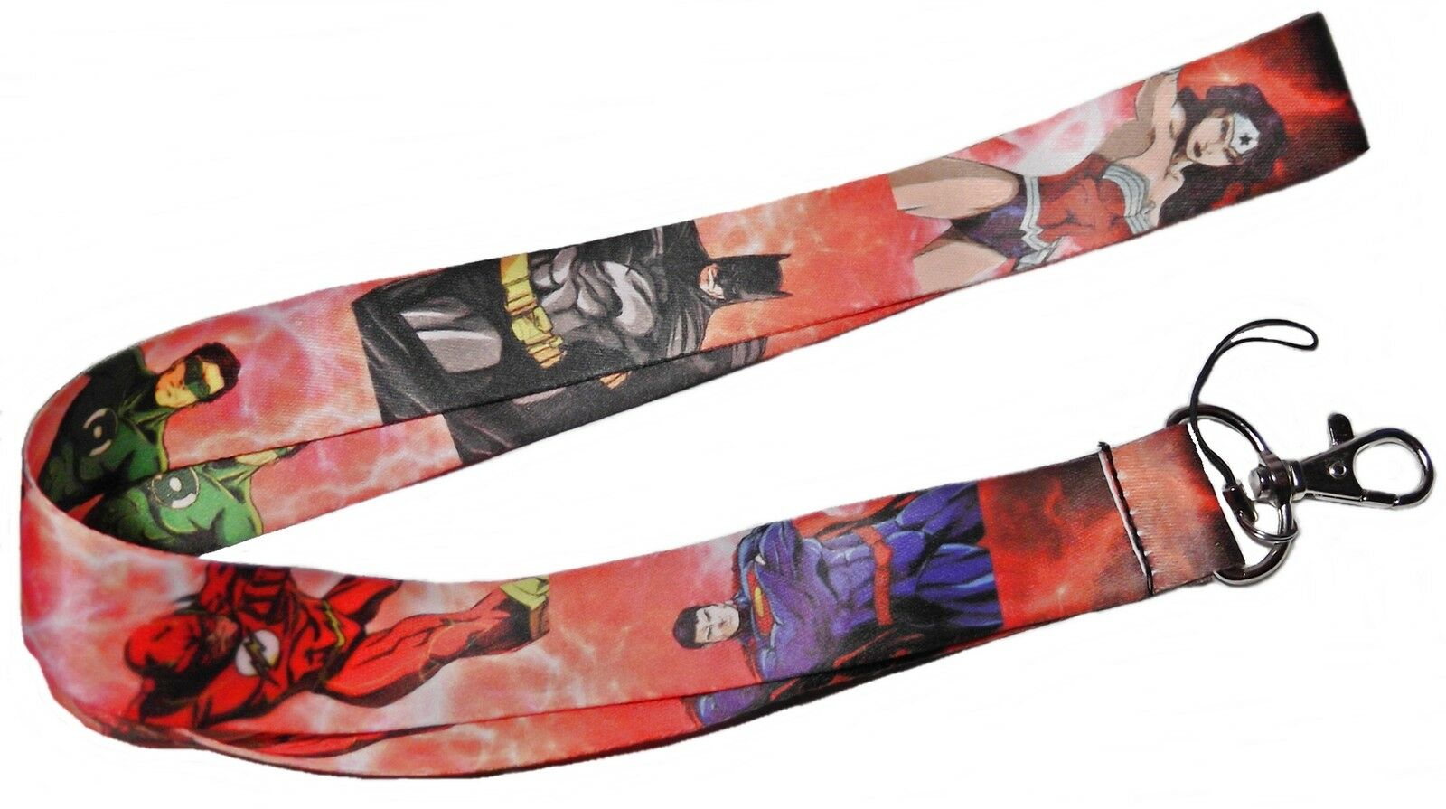 Dc Character Key Rack DC Comics The JUSTICE LEAGUE of Super Heroes LANYARD Keychain - Walmart.com