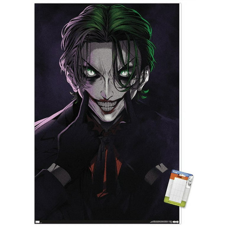 DC Comics - The Joker Anime - Smile Wall Poster, 22.375