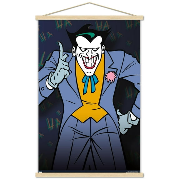 DC Comics - The Joker - Batman: The Animated Series Wall Poster with Magnetic Frame, 22.375" x 34"