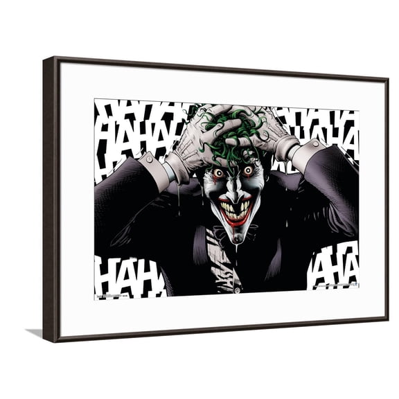 DC Comics The Joker - Crazy Canvas Wall Poster, 14.725" x 22.375"