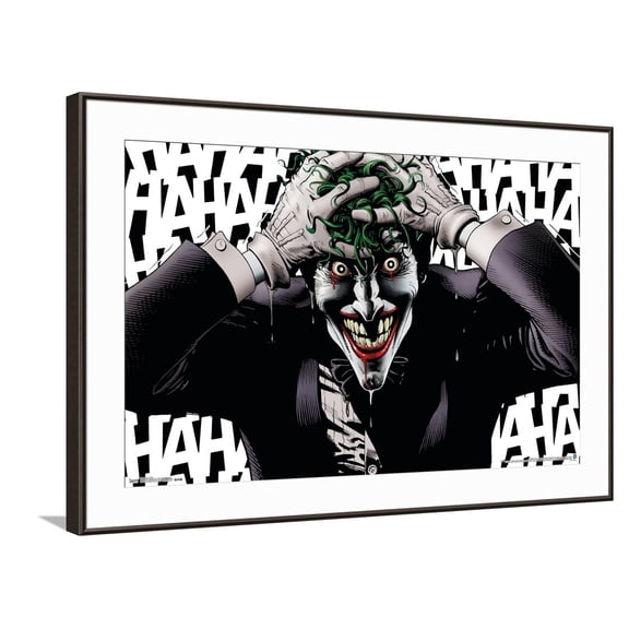DC Comics The Joker - Crazy Canvas Wall Poster, 22.375" x 34"
