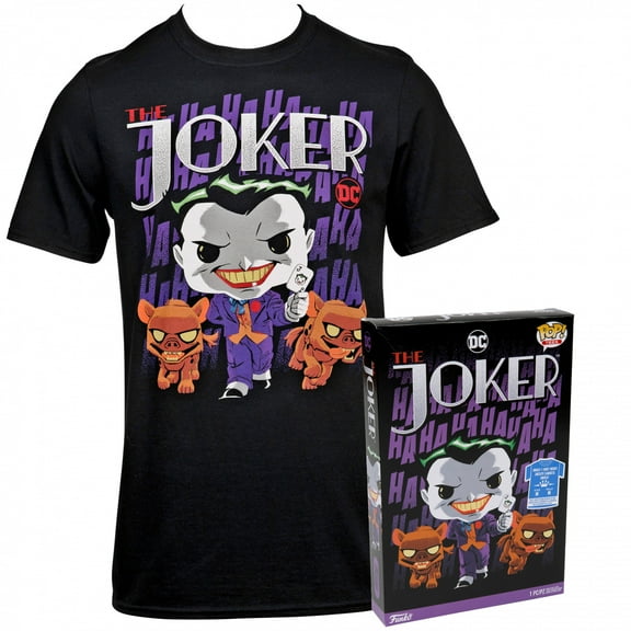 Funko Pop! Tees Dc The Joker T-Shirt - Medium