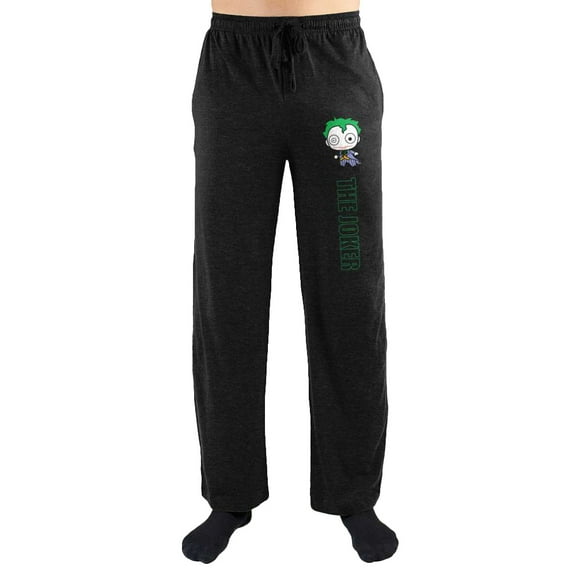 DC Comics The Joker Logo Print Men's Sleepwear Sleep Pajama PantsXX-Large