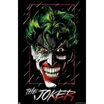 DC Comics - The Joker - Up Close Wall Poster, 22.375" x 34"