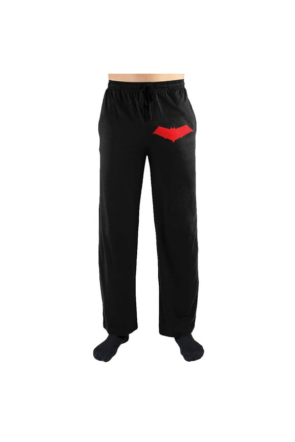 The Red Hood Logo Men's Sleepwear Lounge Sleep Pajama Pants-Large