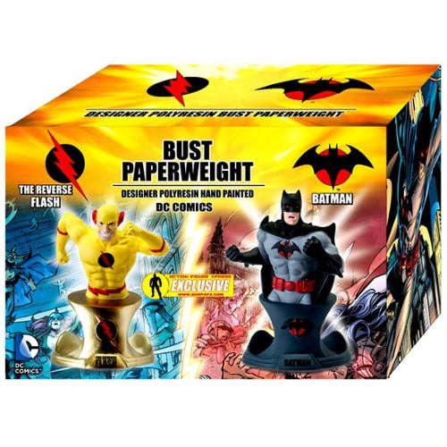 DC Comics The Reverse Flash & Batman Bust Paperweight Set