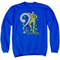 thumbnail image 1 of DC Comics The Riddler Adult Crewneck Sweatshirt Royal Blue, 1 of 1