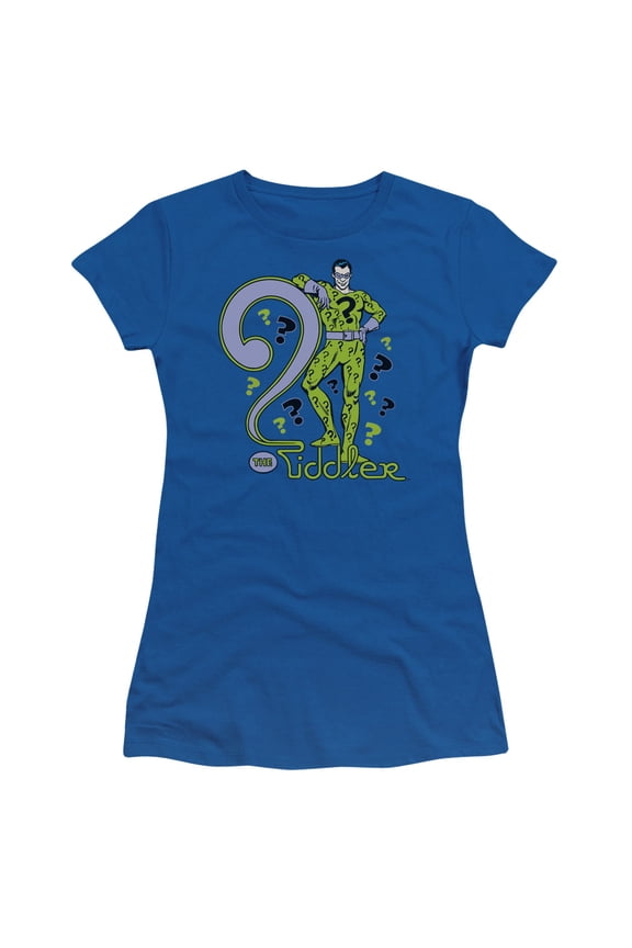 DC Comics The Riddler Juniors Sheer T-Shirt Tee