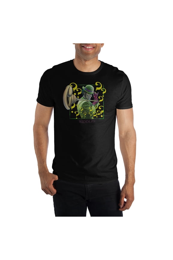 DC Comics The Riddler Short-Sleeve T-Shirt-X-Large