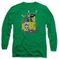 thumbnail image 1 of DC Comics These Fish Are Loaded-Long Sleeve Adult 18/1-Kelly Green, 1 of 1