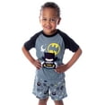 thumbnail image 1 of DC Comics Toddler Boys' Batman Pajamas Night Riding 2 Piece Pajama Set, 1 of 8
