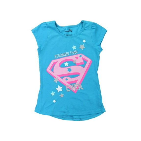 DC Comics Toddler Girls' Supergirl Logo Tee (2T)