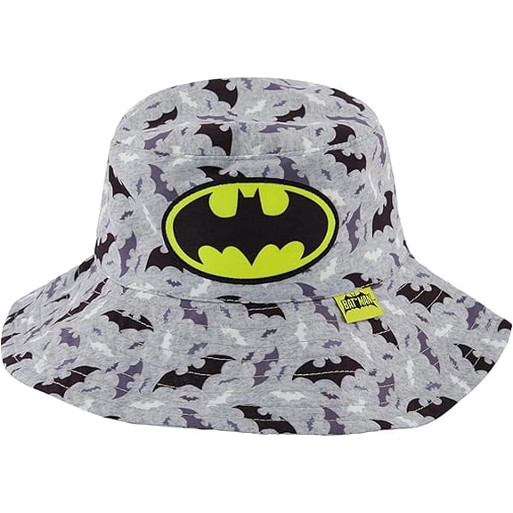 DC Comics Toddler Bucket Hat & Baseball Cap, Batman Toddler Sun Hat for Ages 2-4