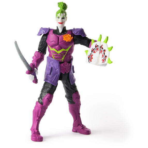 DC Comics, Batman Battle Clash 6-inch Ninja Strike The Joker Action Figure, for Ages 3 and up