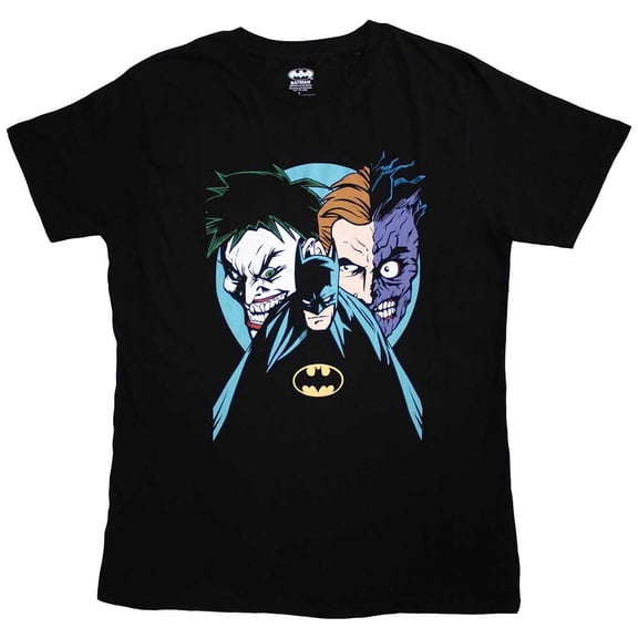 DC Comics Unisex T-Shirt: Batman Creeping Villains (X-Large)
