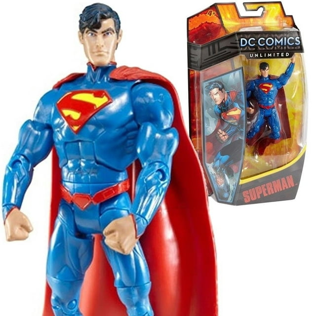 DC Comics Unlimited Superman Action Figure Collector Toy Justice Hero Mattel