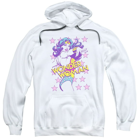 DC Comics Valiant Adult Pullover Hoodie Sweatshirt White