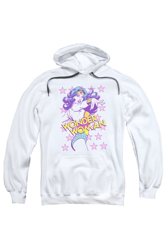 DC Comics Valiant Adult Pullover Hoodie Sweatshirt White