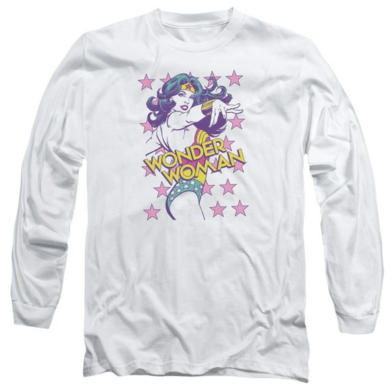 DC Comics Valiant Long Sleeve Adult 18/1 T-ShirtWhite