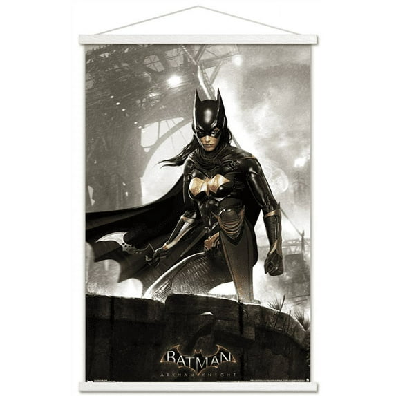DC Comics Video Game - Arkham Knight - Batgirl Wall Poster with Wooden Magnetic Frame, 22.375" x 34"