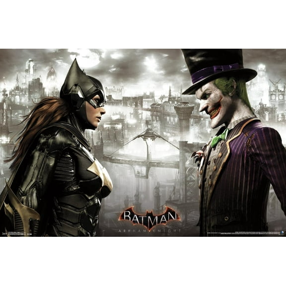 DC Comics Video Game - Arkham Knight - Faceoff Wall Poster, 22.375" x 34"