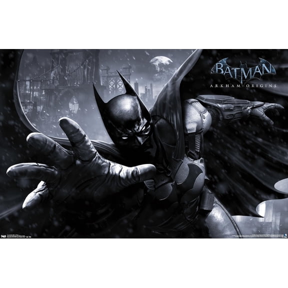 DC Comics Video Game - Arkham Origins - Batman Wall Poster, 14.725" x 22.375"