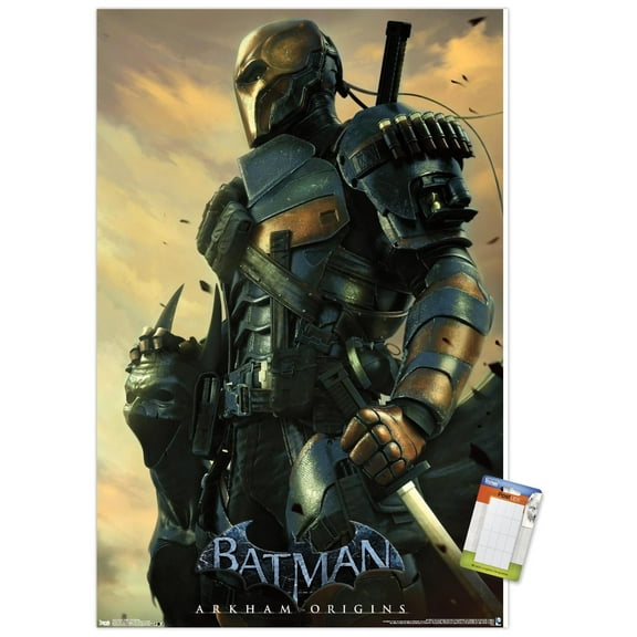 DC Comics Video Game - Arkham Origins - Deathstroke Wall Poster, 14.725" x 22.375"