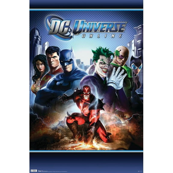 DC Comics Video Game - DC Universe Online - Key Art Wall Poster, 22.375" x 34"
