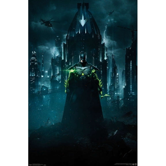 DC Comics Video Game - Injustice: Gods Among Us 2 - Batman Key Art Wall Poster, 14.725" x 22.375"