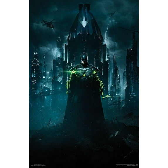 DC Comics Video Game - Injustice: Gods Among Us 2 - Batman Key Art Wall Poster, 22.375" x 34"