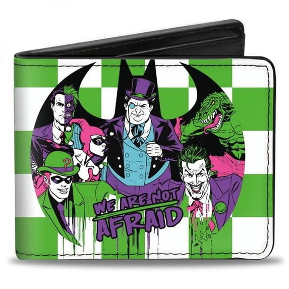 DC Comics Villains Batmans Rogue Gallery Group Collage Wallet