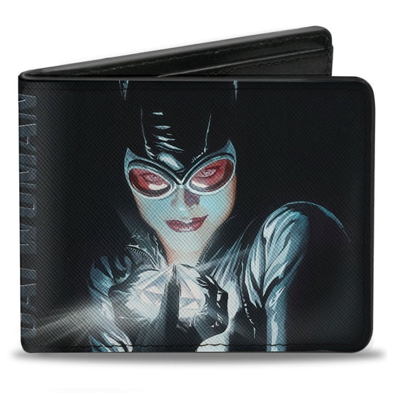 DC Comics Wallet, Bifold, Catwoman Holding Diamond Batman Issue 685 Comic Book Cover, Vegan Leather