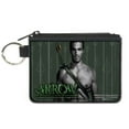 thumbnail image 1 of DC Comics Wallet, Coin Purse, Arrow Standing Pose Arrow Tips Greens Grays, Canvas, 1 of 3