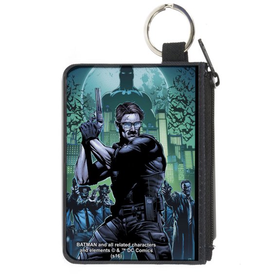 DC Comics Wallet, Coin Purse, The New 52 Detective Comics Issue 25 James Gordon Cover Pose, Canvas