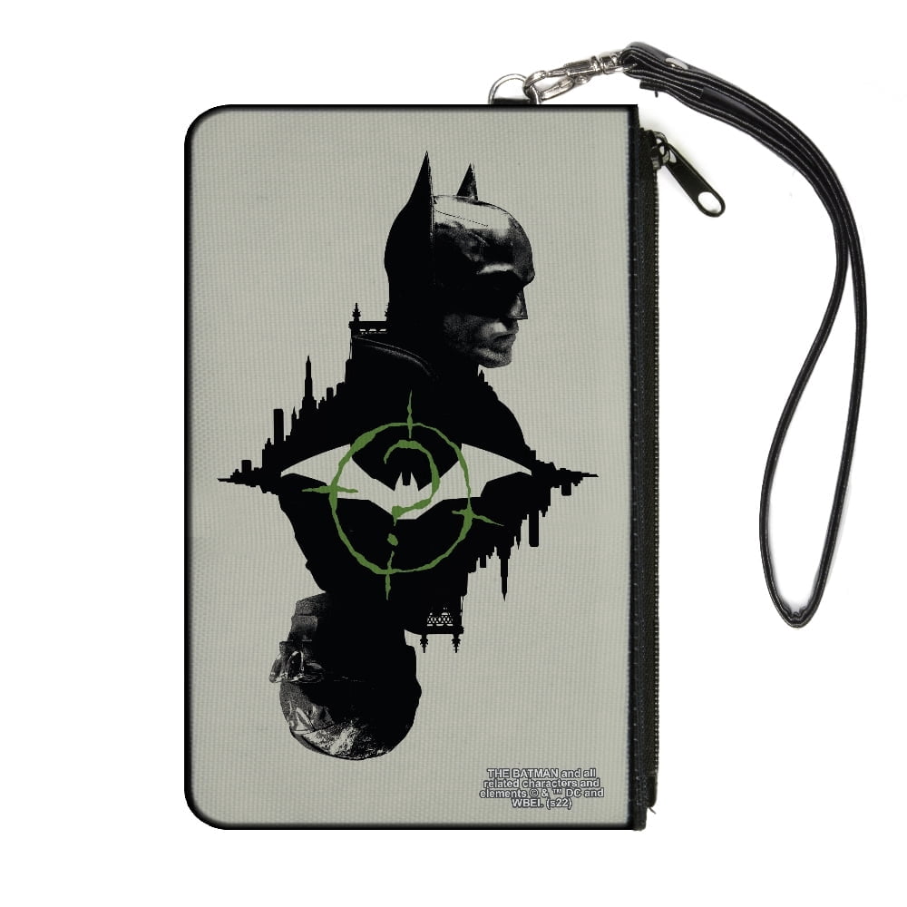 The Riddler Wallet DC Comics Wallet, Zip Clutch, The Batman Movie Batman and Riddler Poses ...