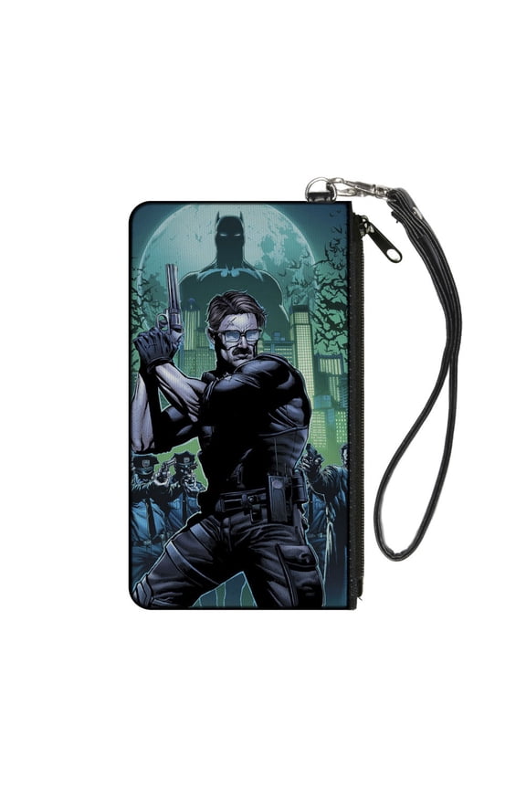 DC Comics Wallet, Zip Pouch, The New 52 Detective Comics Issue 25 James Gordon Cover Pose, Canvas