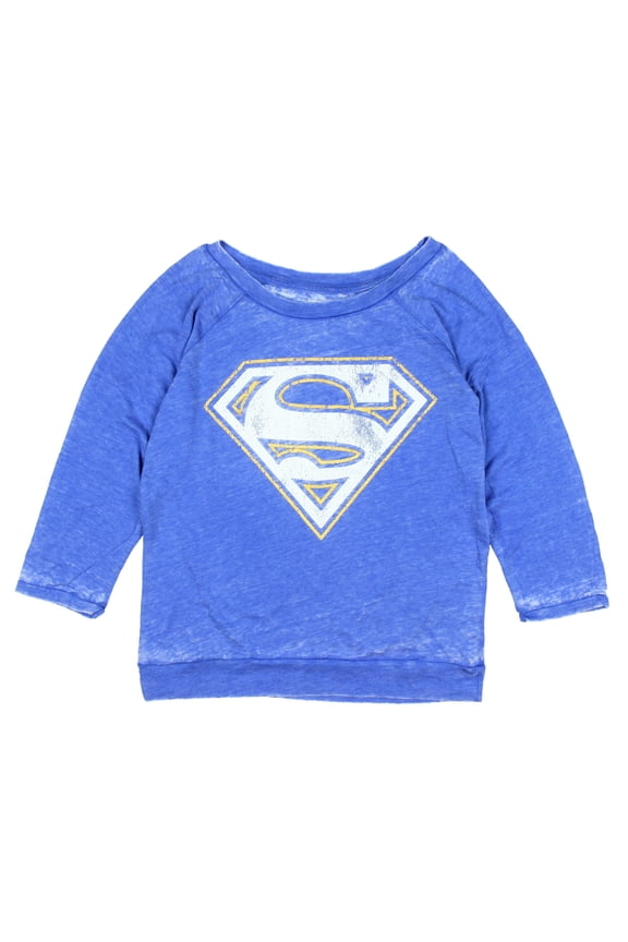 Womens' Superman Raglan Shirt (Large)