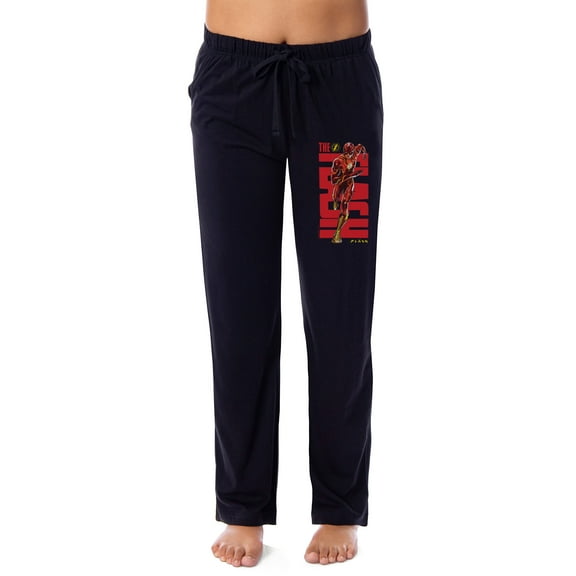 DC Comics Womens' The Flash 2023 Movie Film Title Logo Pajama Sleep Pants