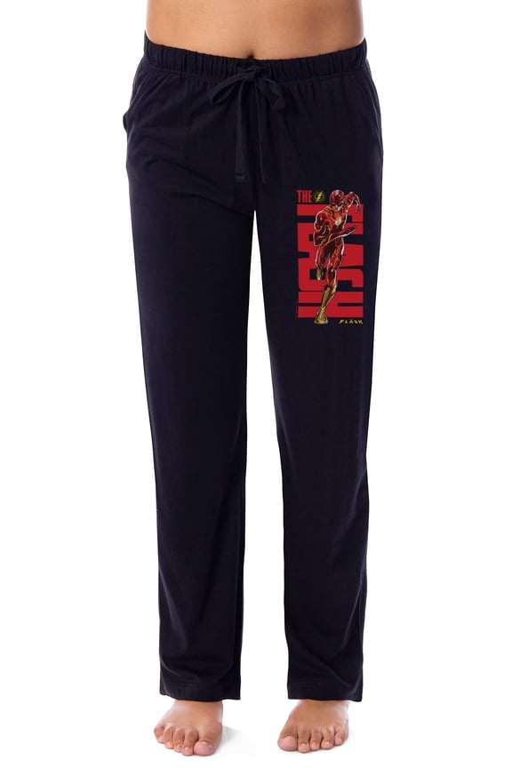 DC Comics Womens' The Flash 2023 Movie Film Title Logo Pajama Sleep Pants